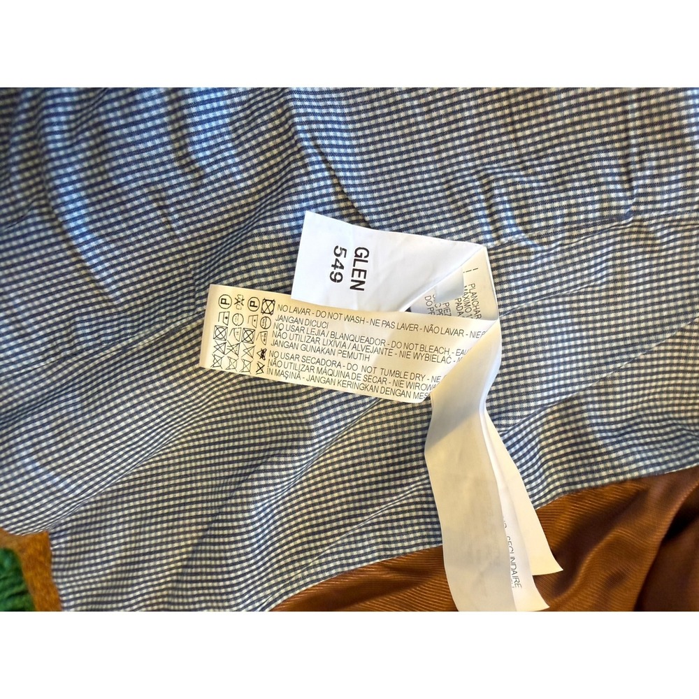 Zara Blazer Womens L‎ Mustard Yellow Excellent Shetland Wool Elbow Patch Jacket - Picture 9 of 11